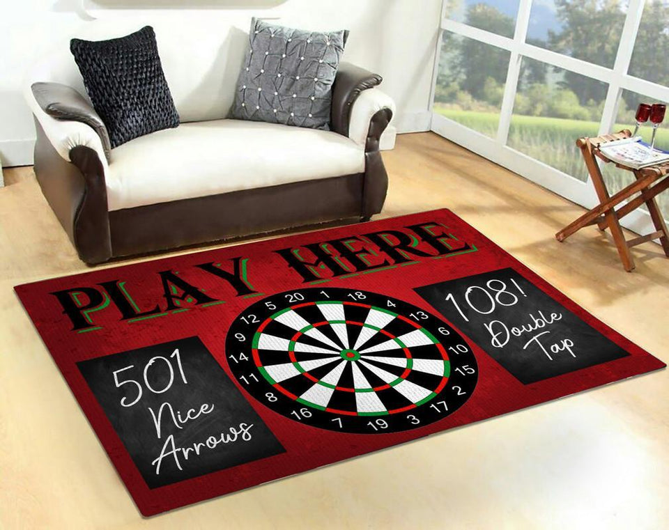 Darts Room Rug 06152