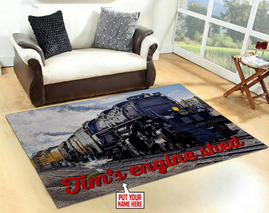 Personalized Engineer Shed Rug 06447