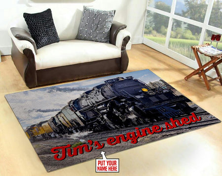 Personalized Engineer Shed Rug 06447