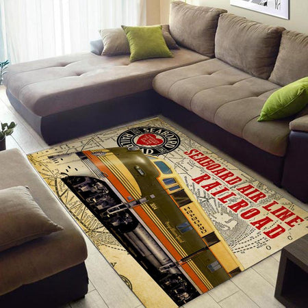 Sal Seaboard Air Line Railroad Rug 05262