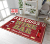 Personalized Wine Bar Rug 06095