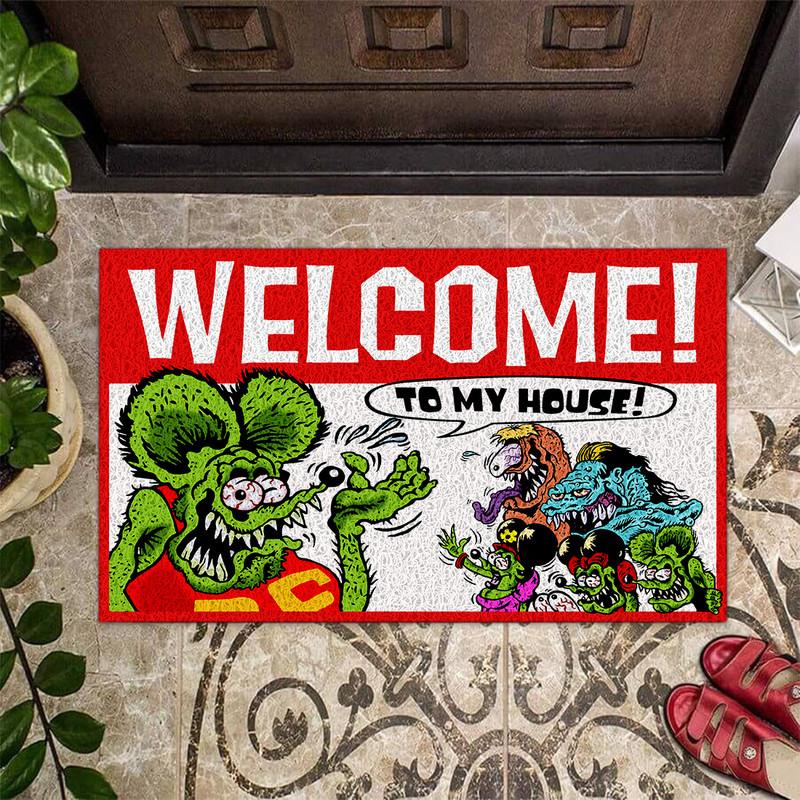 Welcome To My House Door Mat Inside Rug Floor Outdoor Mats Decorations 07350