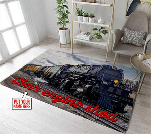 Personalized Engineer Shed Rug 06447
