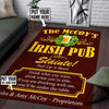 Personalized Irish Pub Rug 06258