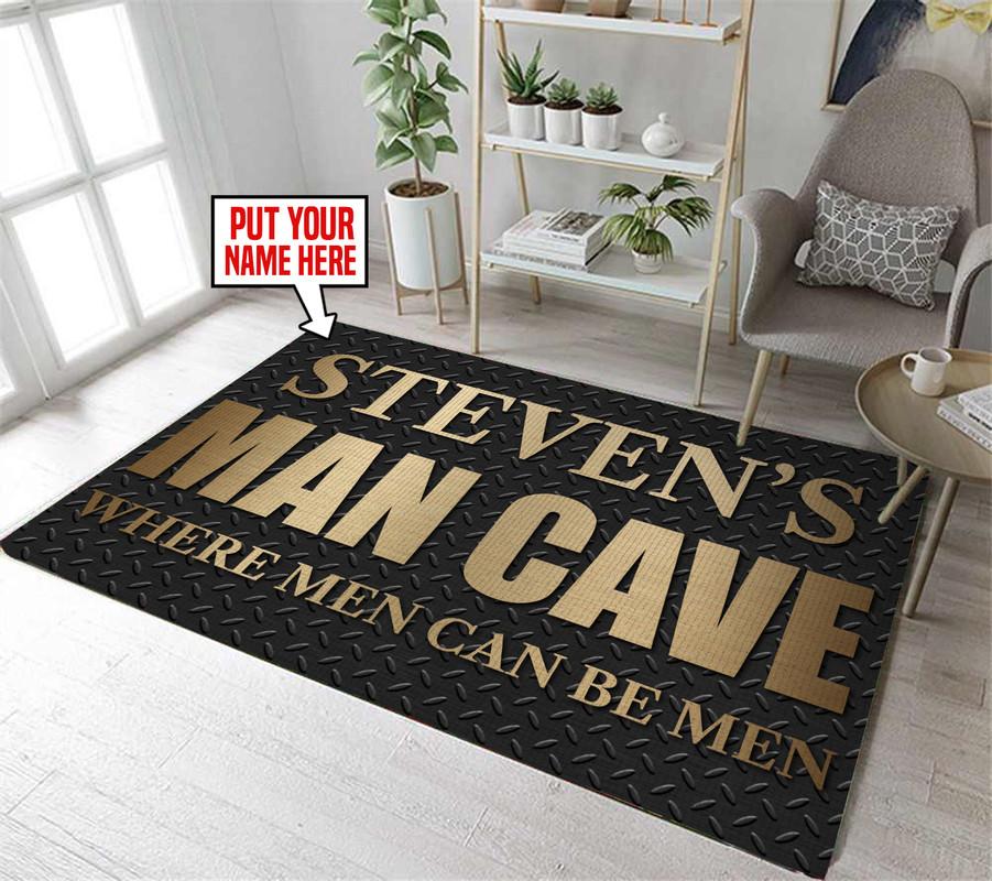 Personalized Man Cave Rug 06221
