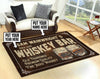 Personalized Whiskey Bar Rug 06639
