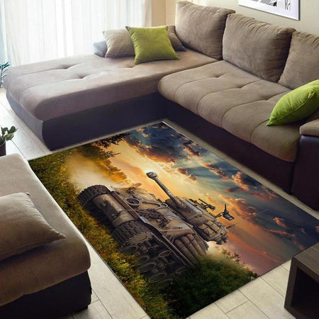 M4a3 Sherman Tank Rug 05149