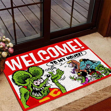 Welcome To My House Door Mat Inside Rug Floor Outdoor Mats Decorations 07350