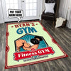 Personalized Fitness Club Rug 06719
