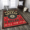 Personalized Garage Rug 06428