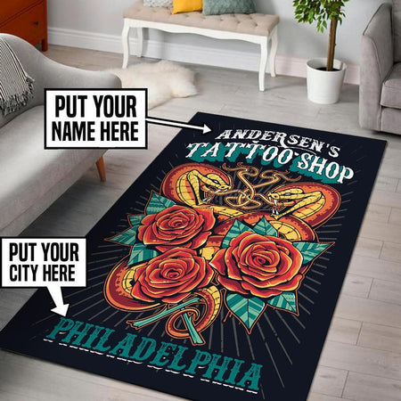 Personalized Tattoo Rug 06283