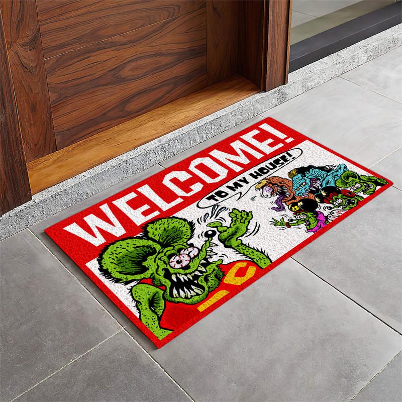 Welcome To My House Door Mat Inside Rug Floor Outdoor Mats Decorations 07350