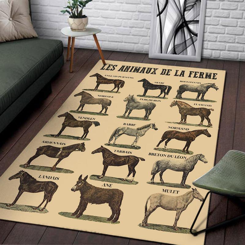 Les Animaux De La Ferme Horse Rug 06067