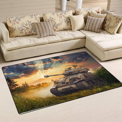 M4a3 Sherman Tank Rug 05149