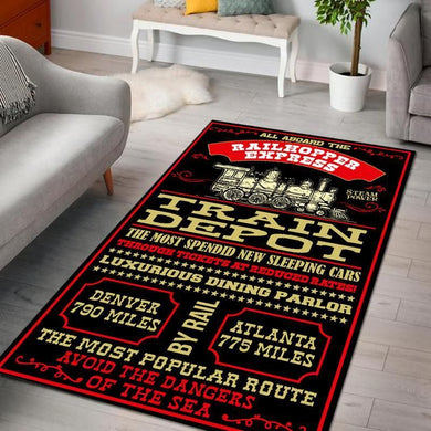 Train Depot Rug 06040