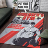 Personalized Gym Excuses Don't Burn Calories Rug 06504