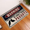 This Property Is Protected By Highly Trained Parrots Door Mat Inside Rug Floor Outdoor Mats Decorations 07358