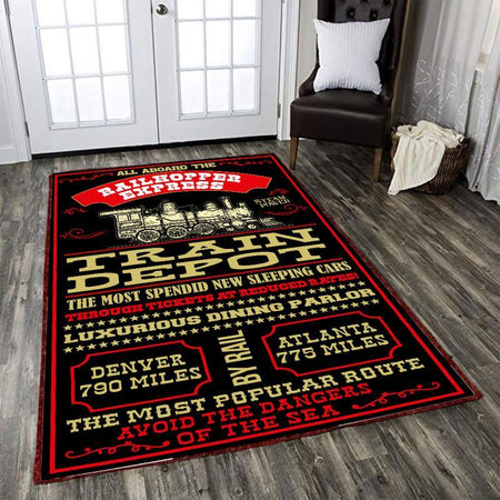 Train Depot Rug 06040