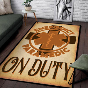 Emergency Paramedic On Duty Rug 06004