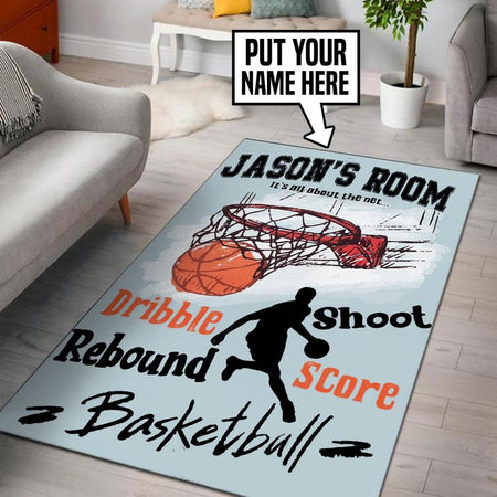 Personalized Basketball Rug 05490