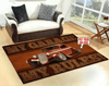 Personalized My Garage My Rules Rug 06001