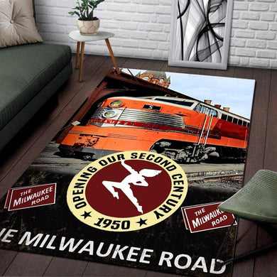 Milwaukee Railroad Rug 05156