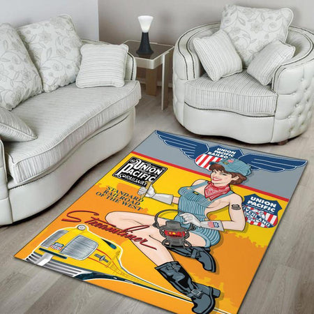 Unionpacific Rug Up Union Pacific Railway Railroad 04934