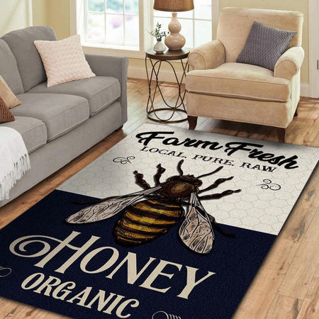 Personalized Bee Farm Rug 07150