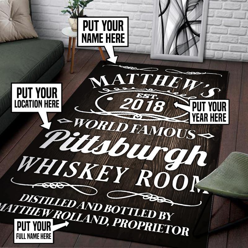 Personalized Whisky Rug 05728