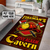 Personalized Fireman Five Alarm Tavern Rug 05954