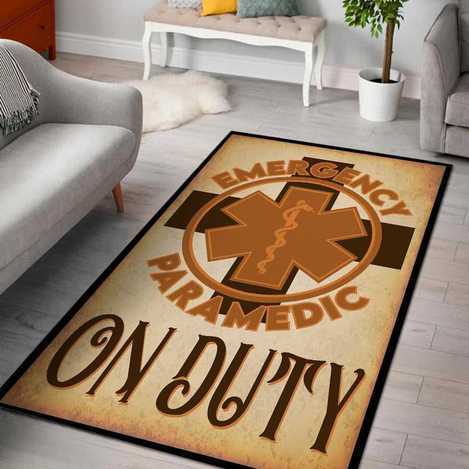 Emergency Paramedic On Duty Rug 06004