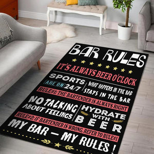 Bar Rules Rug 06711