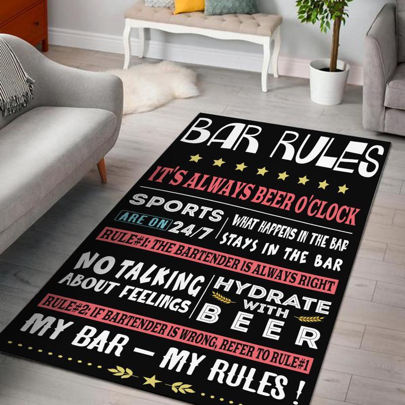 Bar Rules Rug 06711
