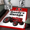 Personalized Farmall Tractor Man Cave Rug 05298