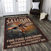 Crazy Loon Saloon Welcome To The Looney Bin Rug 06163