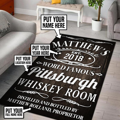 Personalized Whisky Rug 05728