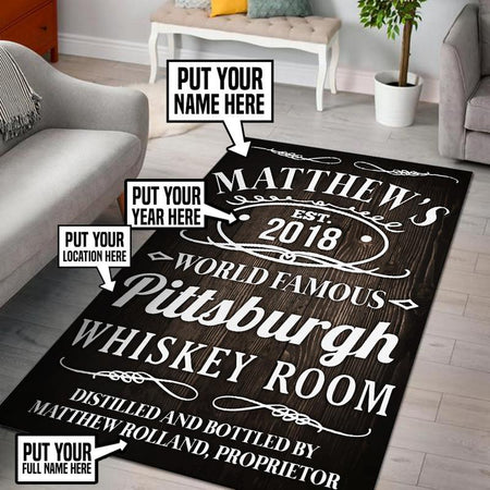 Personalized Whisky Rug 05728