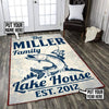 Personalized Lake House Rug 06384