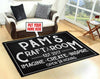 Personalized Craft Room Rug 05726