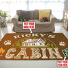 Personalized Cabin Rug 06436