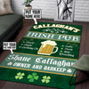 Personalized Irish Pub Rug 06245