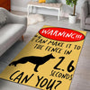 I Can Make It To The Fence In 2.6 Seconds Can You? German Shepherd Rug 05406