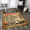 Personalized Garage Rug 05426