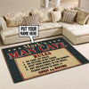 Personalized Man Cave Rug 05444
