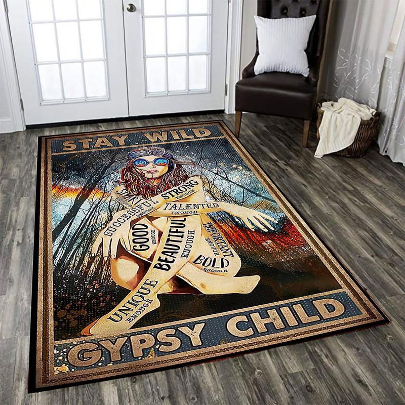 Stay Wild Gypsy Child Rug 06596