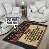Personalized Man Cave Rug 05444