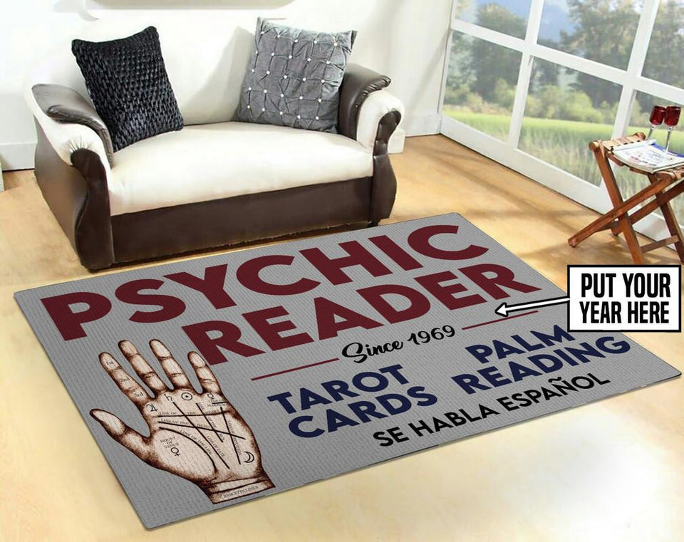 Psychic Reader Tarot Cards Rug 06023