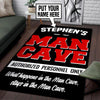 Personalized Man Cave Rug 06456