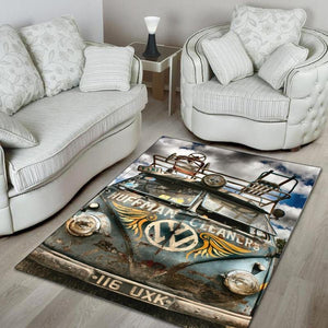 Campervan Rug Volkswagen Camper Van 02741
