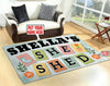 Personalized She Shed Rug 06310